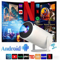 New Projector HY300 4K Android 11 Wifi6 290ANSI Allwinner H713 BT5.0 1080P 1280*720P Cinema Outdoor Portable Projetors