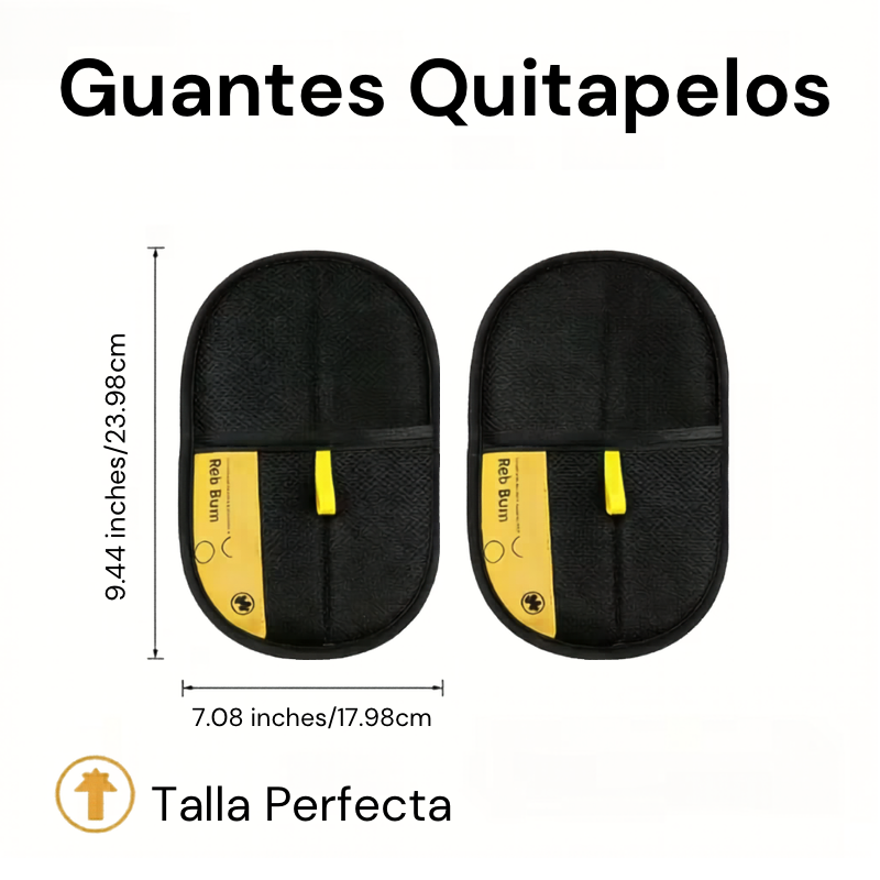 Guantes Pro-Grooming: Doble cerda, doble eficiencia contra el pelo