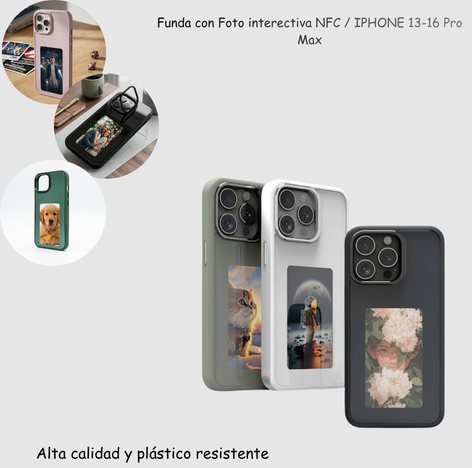 Interactive NFC Photo Case / IPHONE 13-16 Pro Max