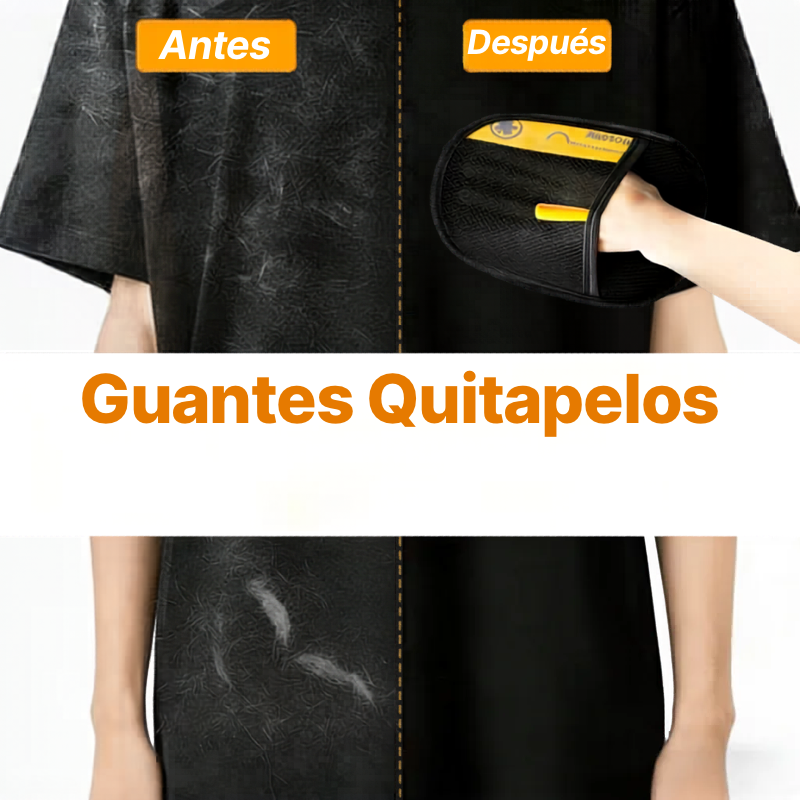 Guantes Pro-Grooming: Doble cerda, doble eficiencia contra el pelo